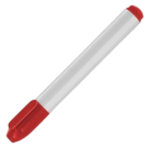 Dry Wipe Marker Pro - White - Red