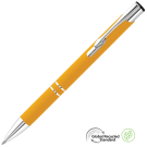 Electra Classic GRS Recycled Soft Feel Ballpoint Pen - Yellow