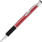 Electra Satin Grip Metal Ballpoint Pen - Red
