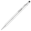 Electra-i Classic Metal Ballpoint Pen with Stylus - Silver