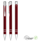 Electra GRS Recycled Metal Ballpoint Pen - Red
