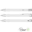 Electra GRS Recycled Mechanical Metal Pencil - White - Silver