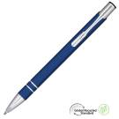 Electra GRS Recycled Soft Feel Metal Ballpoint Pen - Blue