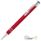 Electra GRS Recycled Soft Feel Metal Ballpoint Pen - Red