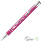 Electra GRS Recycled Soft Feel Metal Ballpoint Pen - Pink