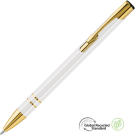 Electra Oro GRS Recycled Metal Ballpoint Pen - White
