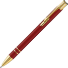 Electra Oro Metal Ballpoint Pen - Red