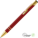 Electra Oro GRS Recycled Metal Ballpoint Pen - Red
