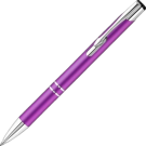 Electra Classic Satin Metal Ballpoint Pen - Purple
