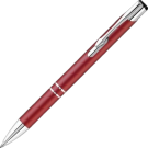 Electra Classic Satin Metal Ballpoint Pen - Burgundy