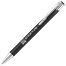 Mood GRS Recycled Soft feel Metal Ballpoint Pen - Black