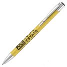 Mood GRS Recycled Soft feel Metal Ballpoint Pen - Yellow