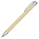 Mood GRS Recycled Soft feel Metal Ballpoint Pen - Pastel Yellow