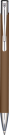 Mood Soft Feel Metal Ballpoint Pen - Brown