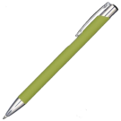 Mood GRS Recycled Soft feel Metal Ballpoint Pen - Lime Green