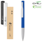 Pegi Soft Feel Metal Recycled Ballpoint Pen by Chili - Blue