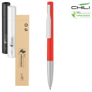 Pegi Soft Feel Metal Recycled Ballpoint Pen by Chili - Red