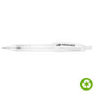Re-PET Recycled Plastic Ballpoint Pen - Transparent