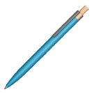 Second-Life GRS Recycled Metal Ballpoint Pen - Light Blue