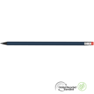 Supersaver GRS Recycled Pencil with Eraser - Blue - Black with Eraser