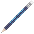 Mini Wooden Pencil with Eraser - Blue