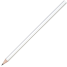 Standard Wooden Pencil with No Eraser - White