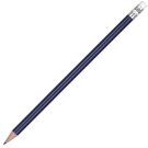 Wooden Argente Pencil with White Eraser - Blue