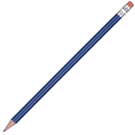 Standard Wooden Pencil with Pink Eraser - Medium Blue