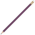 Wooden Oro Pencil with White Eraser - Purple Unsharpened