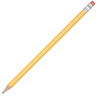 Standard Wooden Pencil with Pink Eraser - Yellow