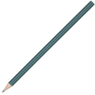 Standard Wooden Pencil with No Eraser - Green