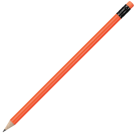 Wooden Pencil - Flurorescent Orange