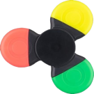 Hi-Spin Highlighter - Black, Pink, Green, Yellow