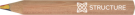 Wooden Pencil with 4 Coloured Leads