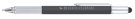 Tradesman Metal Ballpoint Pen with Tools & Stylus
