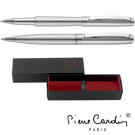 Pen Set - Pierre Cardin Lustrous Chrome Pen and Rollerball with PB15 Box