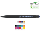 Recycled Par-i Noir Soft Feel Stylus Ballpoint Pen by Chili