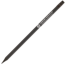 Wooden Black Knight Pencil With Eraser - Sharpened