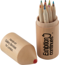 Topper Colouring Pencil Set - 12 Mini Pencils