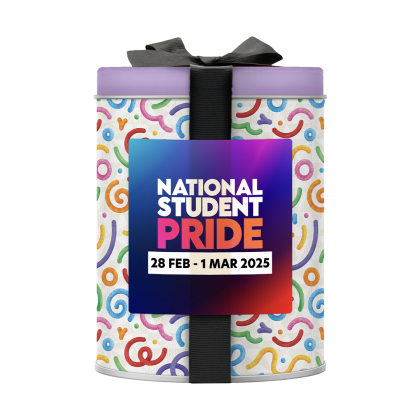 Popcorn Mini Tin with Bespoke Label Popcorn Mini Tin with Bespoke Label