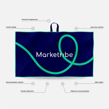 Bando Player Towel – Recycled Fully Custom Performance