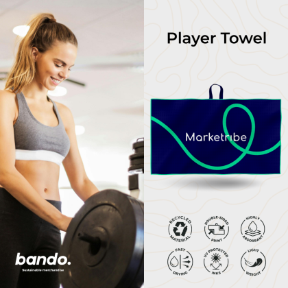 Bando Player Towel – Recycled Fully Custom Performance