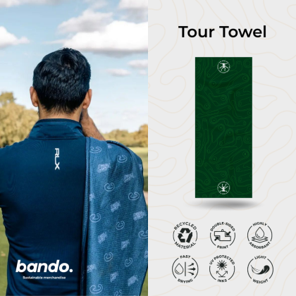 Bando Tour Towel – Recycled Fully Custom Performance