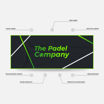 Bando Pro Towel &ndash; Recycled Fully Custom Compact