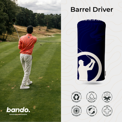 Bando Barrel Driver Headcover &ndash; Recycled Fully Custom