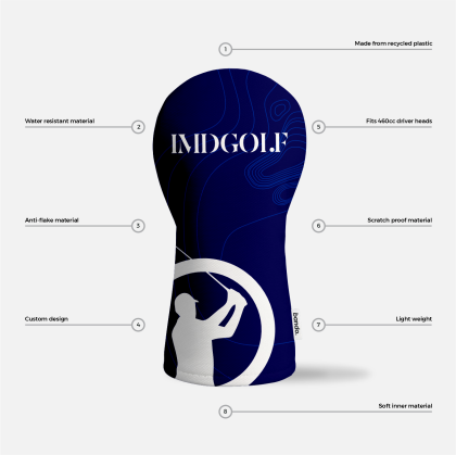 Bando Traditional Driver Headcover – Recycled Fully Custom