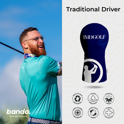 Bando Traditional Driver Headcover – Recycled Fully Custom