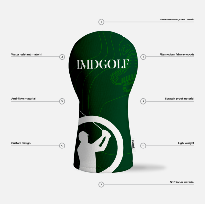Bando Traditional Fairway Wood Headcover – Recycled Fully Custom