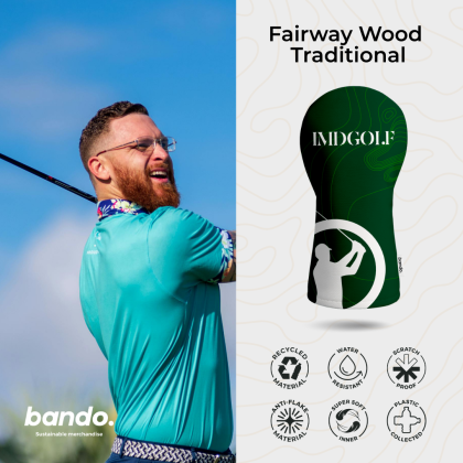 Bando Traditional Fairway Wood Headcover – Recycled Fully Custom