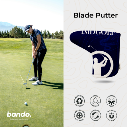 Bando Blade Putter Headcover – Recycled Fully Custom